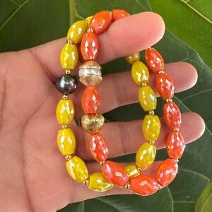 Beautiful faceted crystal bracelets